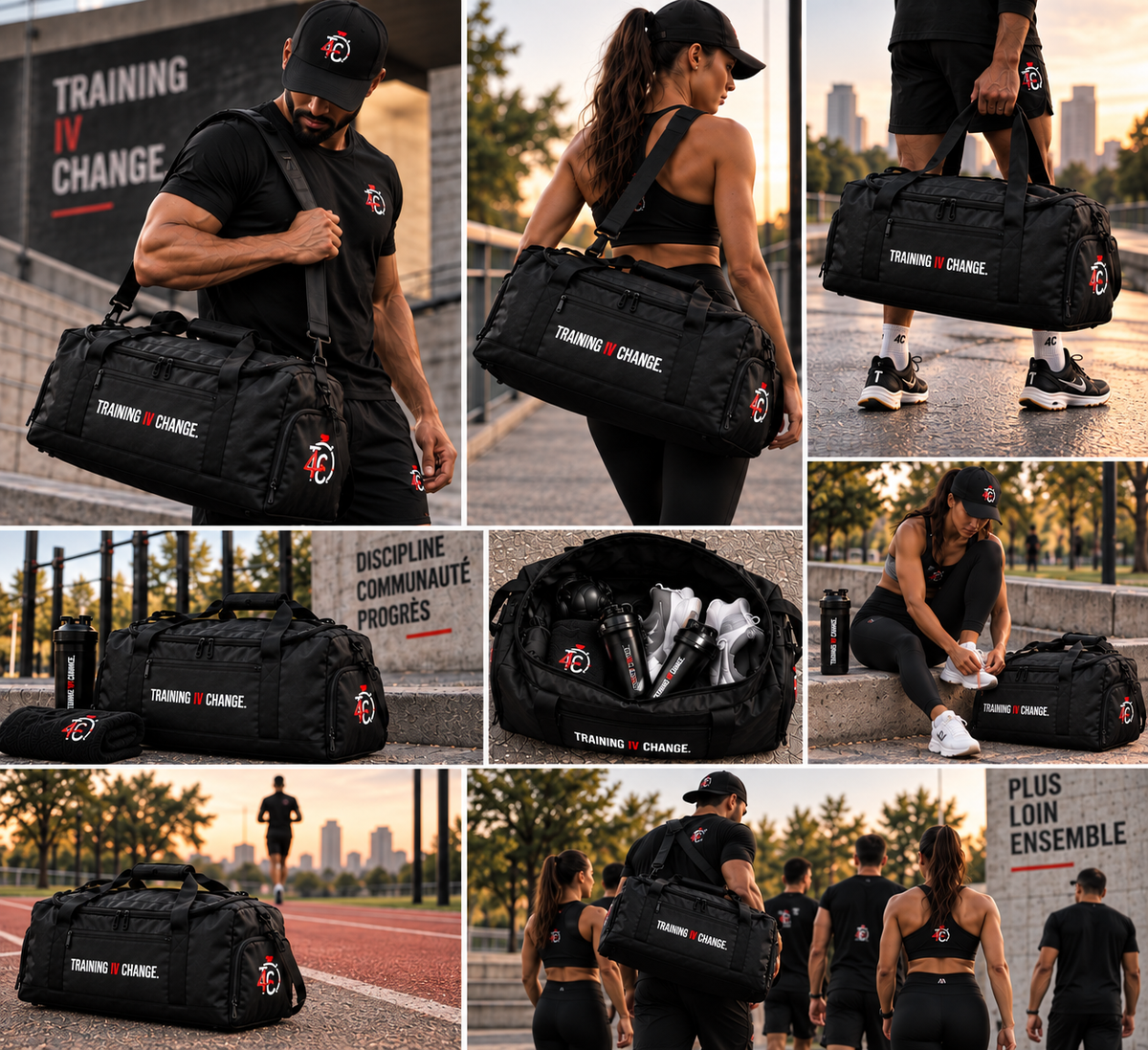 Sac de Sport T4C League, vue produit 3