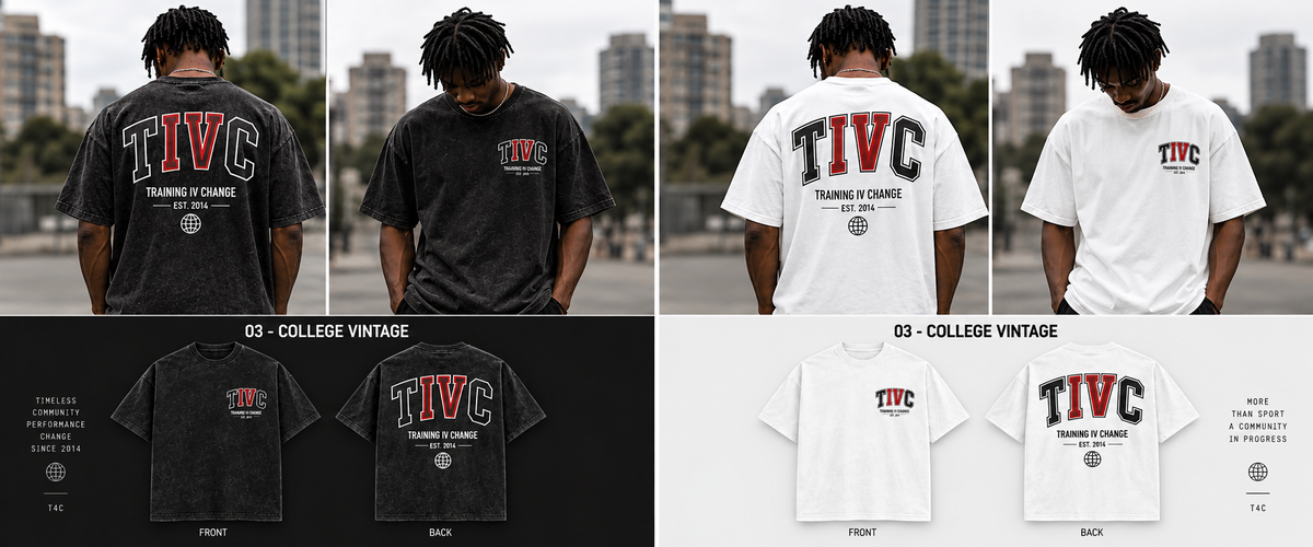 T-shirt Oversize College T4C, vue produit