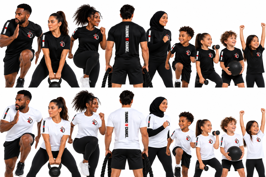 T-shirt Performance T4C League porté sur mannequin