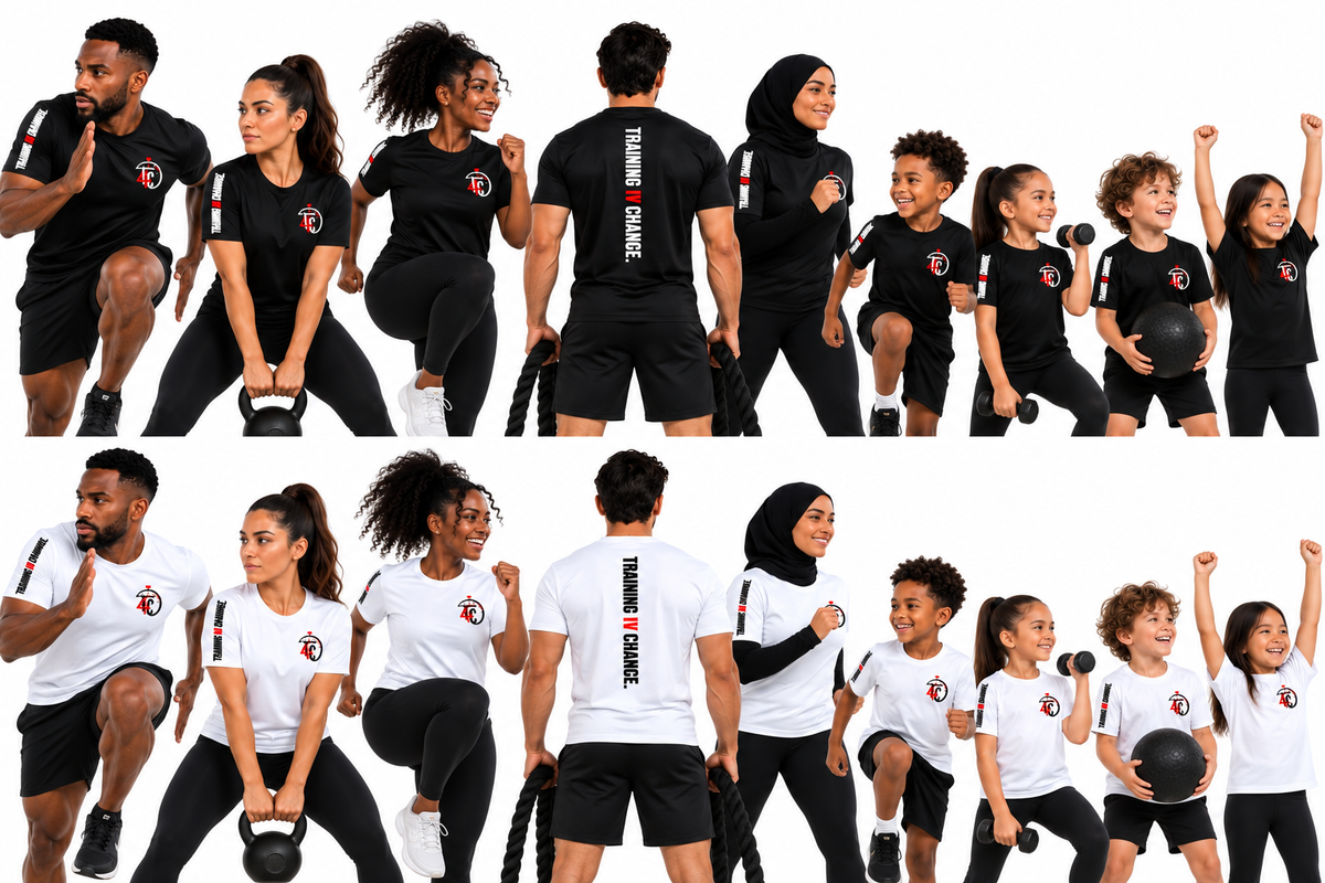 T-shirt Performance T4C League porté sur mannequin